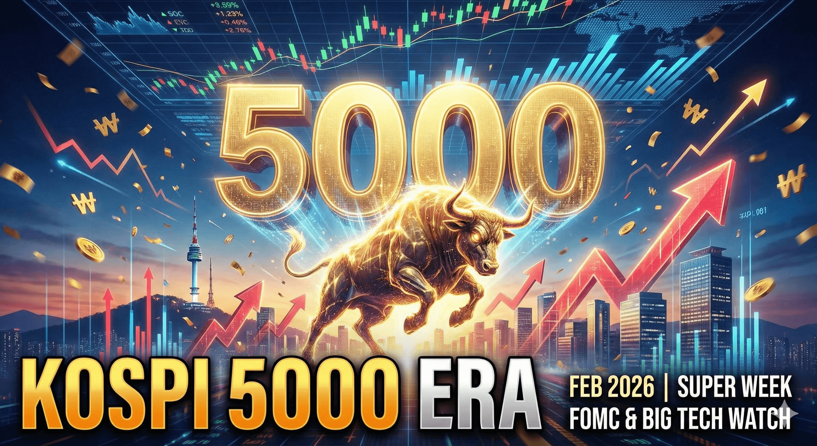 운명의 2월, 코스피 5,000 시대 열리나