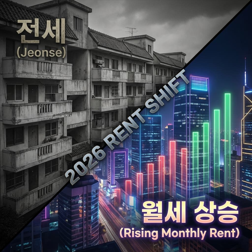 전세의 종말? 2026년 월세 62.8% 돌파의 진실