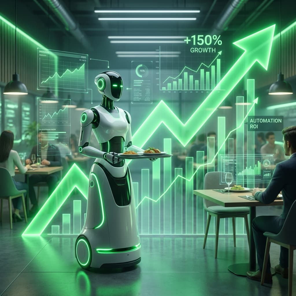 인건비 0원 도전: 서빙 로봇 ROI 분석